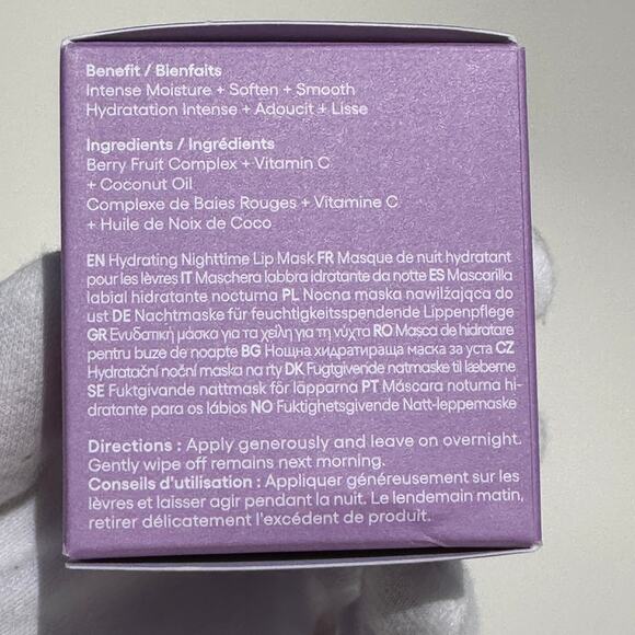 Laneige Lip Sleeping Mask Taro Bubble Tea Lip Balm Lavender BNIB 20g/0.70 oz - Picture 5 of 16